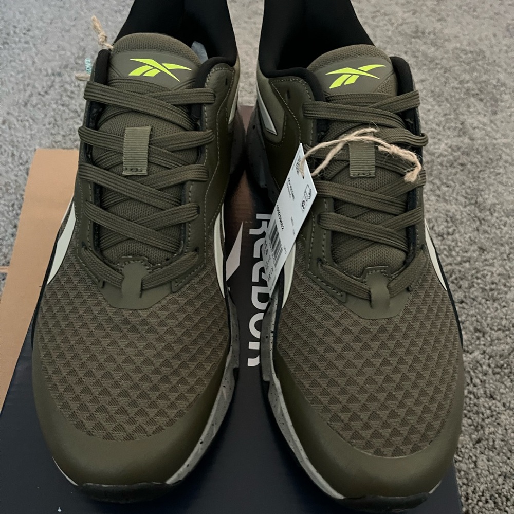 Reebok Vizome Men Running Shoes Sneakers Dark Green AR30247M-GCK Size 10 and 11